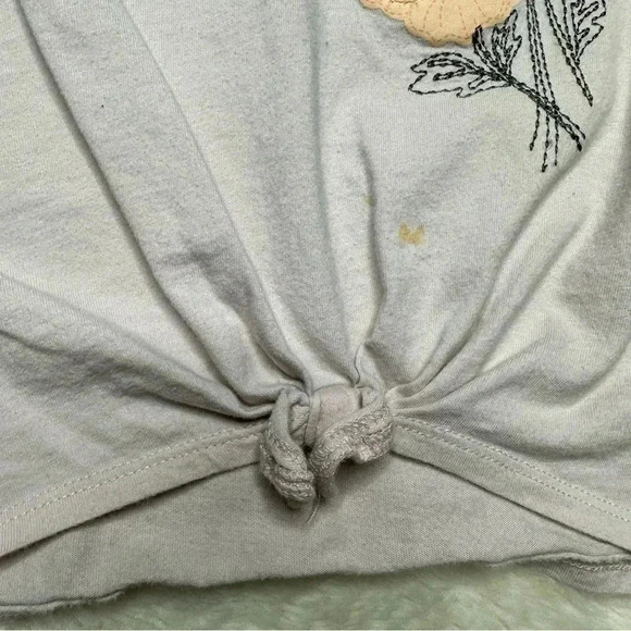 Carter’s T-Shirt  Flowers Knotted Tie Light Pink Size 4T - Picture 6 of 16